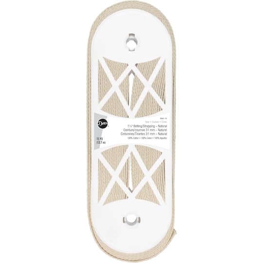 Dritz® 1.25" Natural Cotton Belting for Straps and Handles